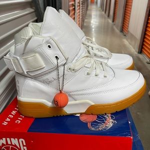 Ewing 33 Hi, White/Gum, Size 12